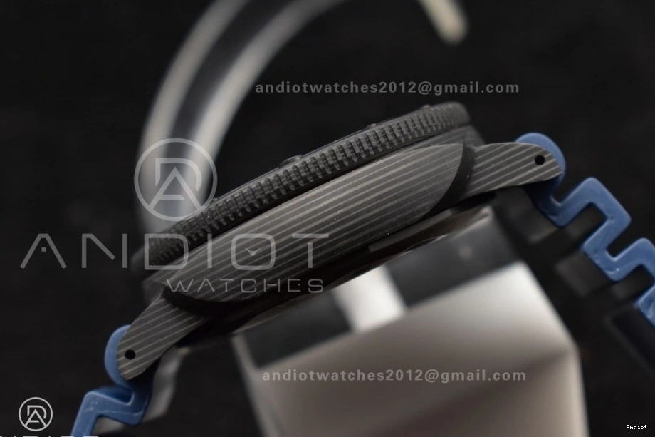 1:1 Blue PAM1232 on Rubber P900 Blue Edition W Best Dial Carbotech SBF Strap 1203